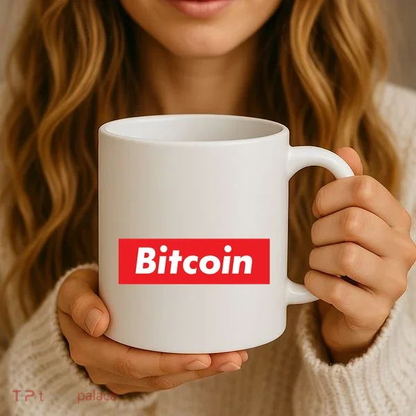 Bitcoin Red Box Logo Coffee Mug