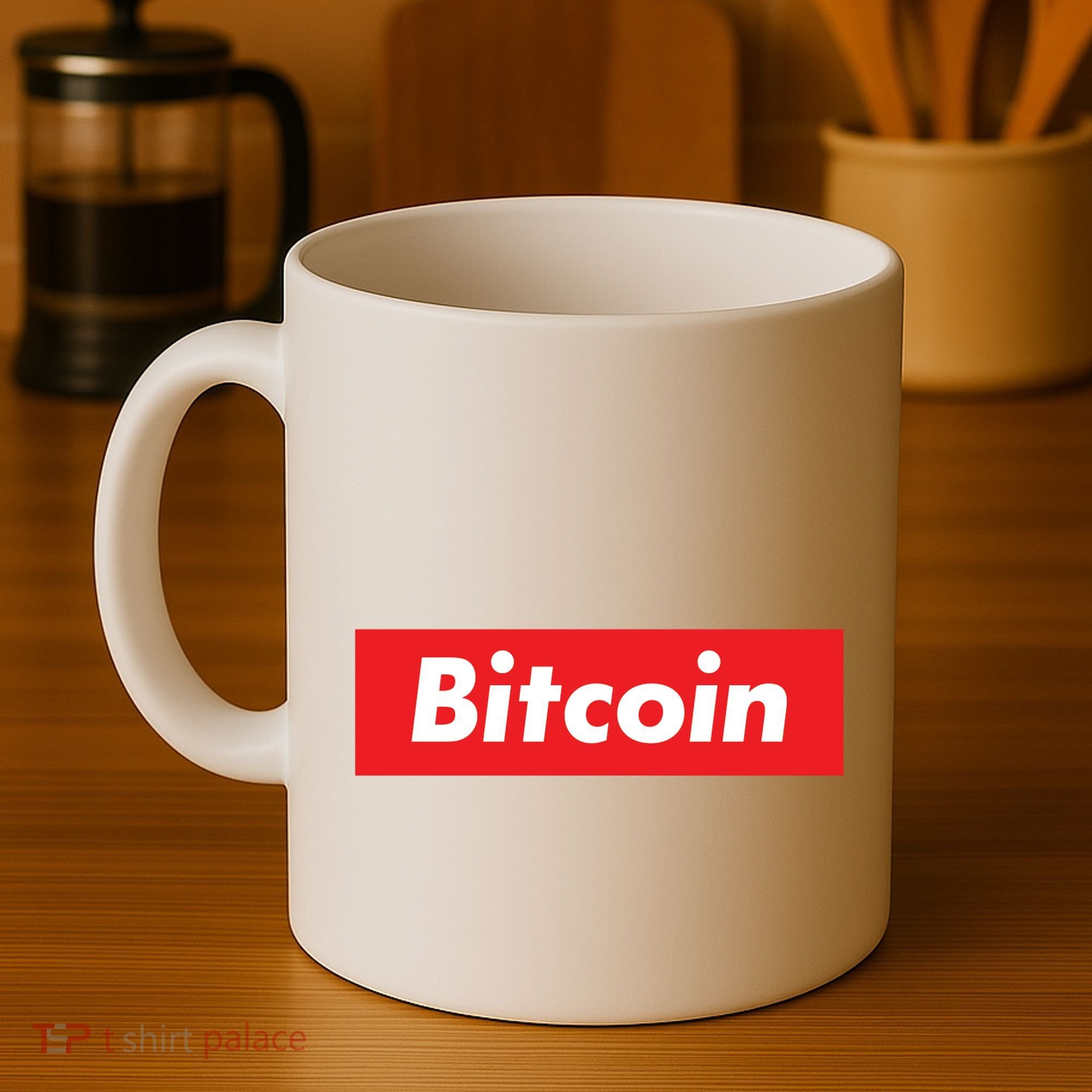 Bitcoin Red Box Logo Coffee Mug