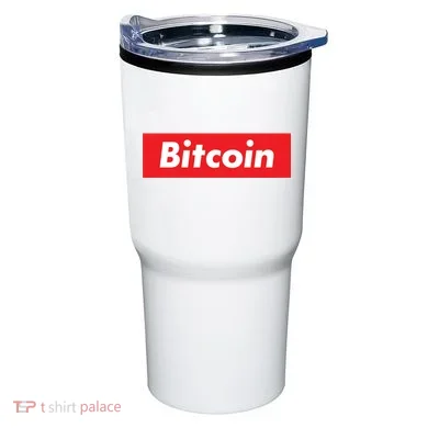 Bitcoin Red Box Logo Tumbler