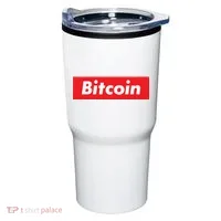 Bitcoin Red Box Logo Tumbler thumb 0