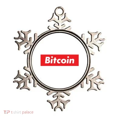 Bitcoin Red Box Logo Ornament