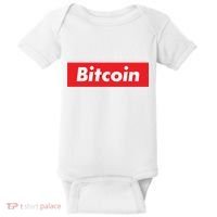 Bitcoin Red Box Logo Baby Bodysuit thumb 0