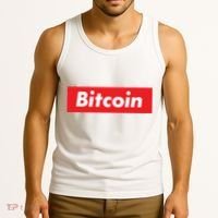 Bitcoin Red Box Logo Tank Top thumb 3