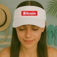 Bitcoin Red Box Logo Visor thumb 2