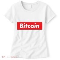 Bitcoin Red Box Logo Women's T-Shirt thumb 0