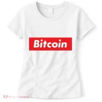 Bitcoin Red Box Logo Women's T-Shirt thumb 0