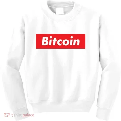 Bitcoin Red Box Logo Kids Sweatshirt