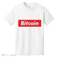 Bitcoin Red Box Logo Kids T-Shirt thumb 0