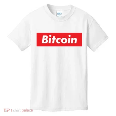 Bitcoin Red Box Logo Kids T-Shirt