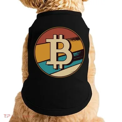 Bitcoin Retro Logo Doggie Tank