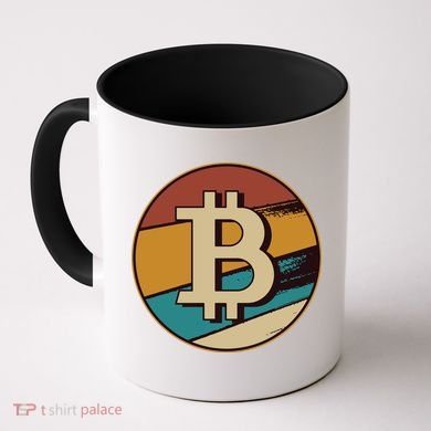 Bitcoin Retro Logo Coffee Mug