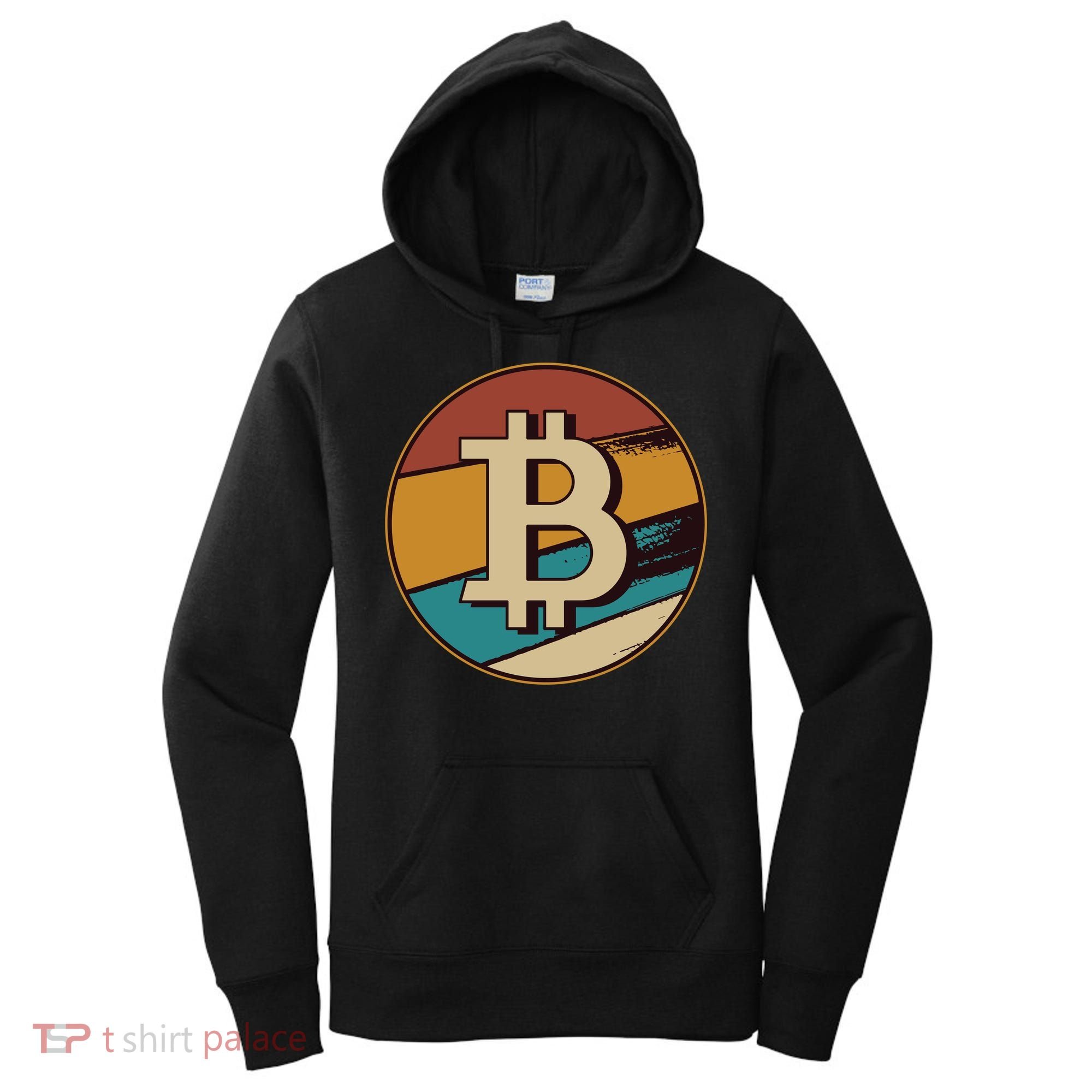 Bitcoin Retro Logo Women's Hoodie