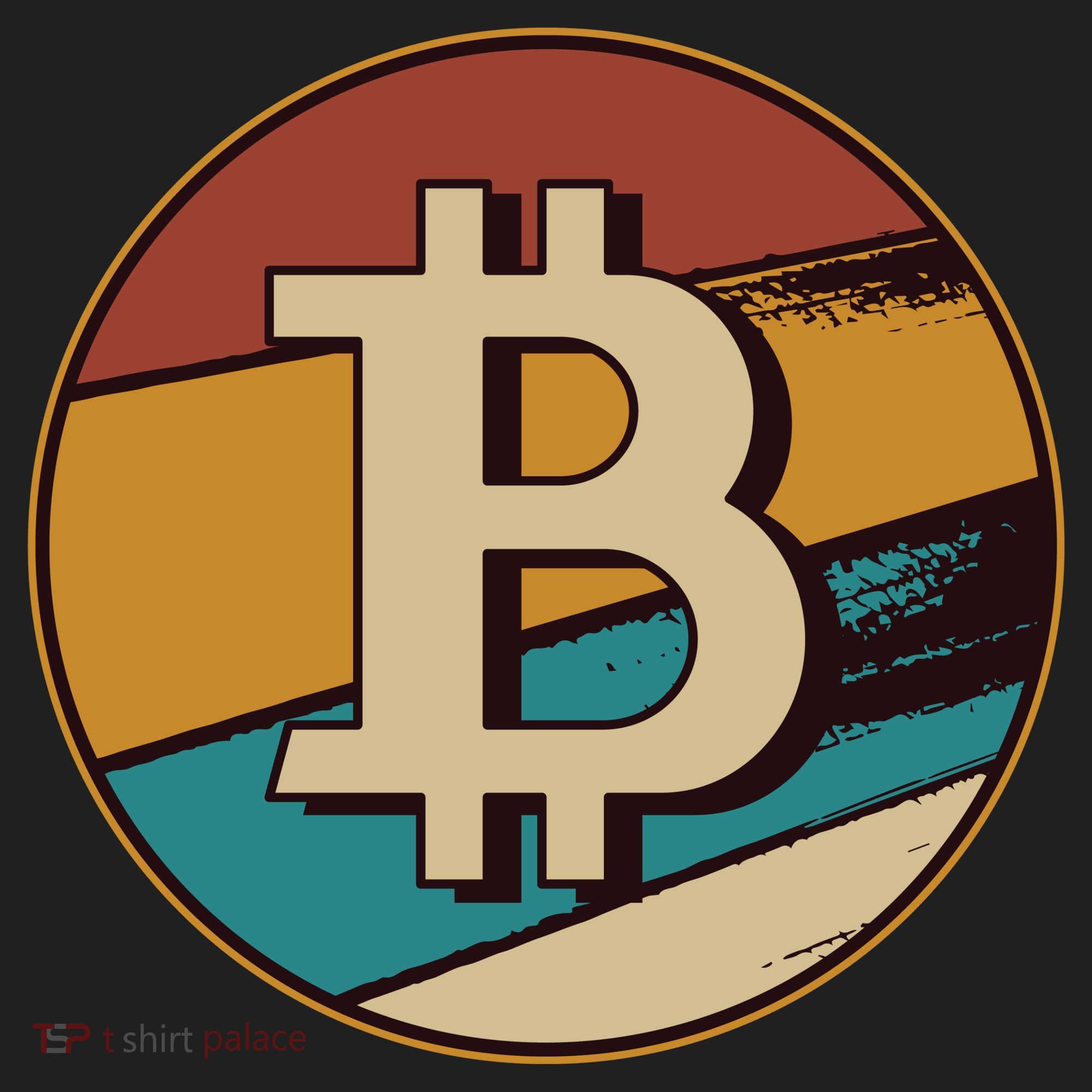 Bitcoin Retro Logo Tumbler