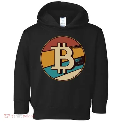 Bitcoin Retro Logo Toddler Hoodie