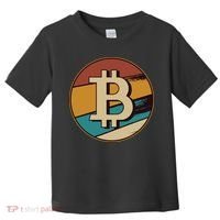 Bitcoin Retro Logo Toddler T-Shirt thumb 0