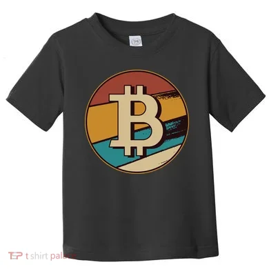 Bitcoin Retro Logo Toddler T-Shirt