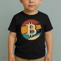 Bitcoin Retro Logo Toddler T-Shirt thumb 2