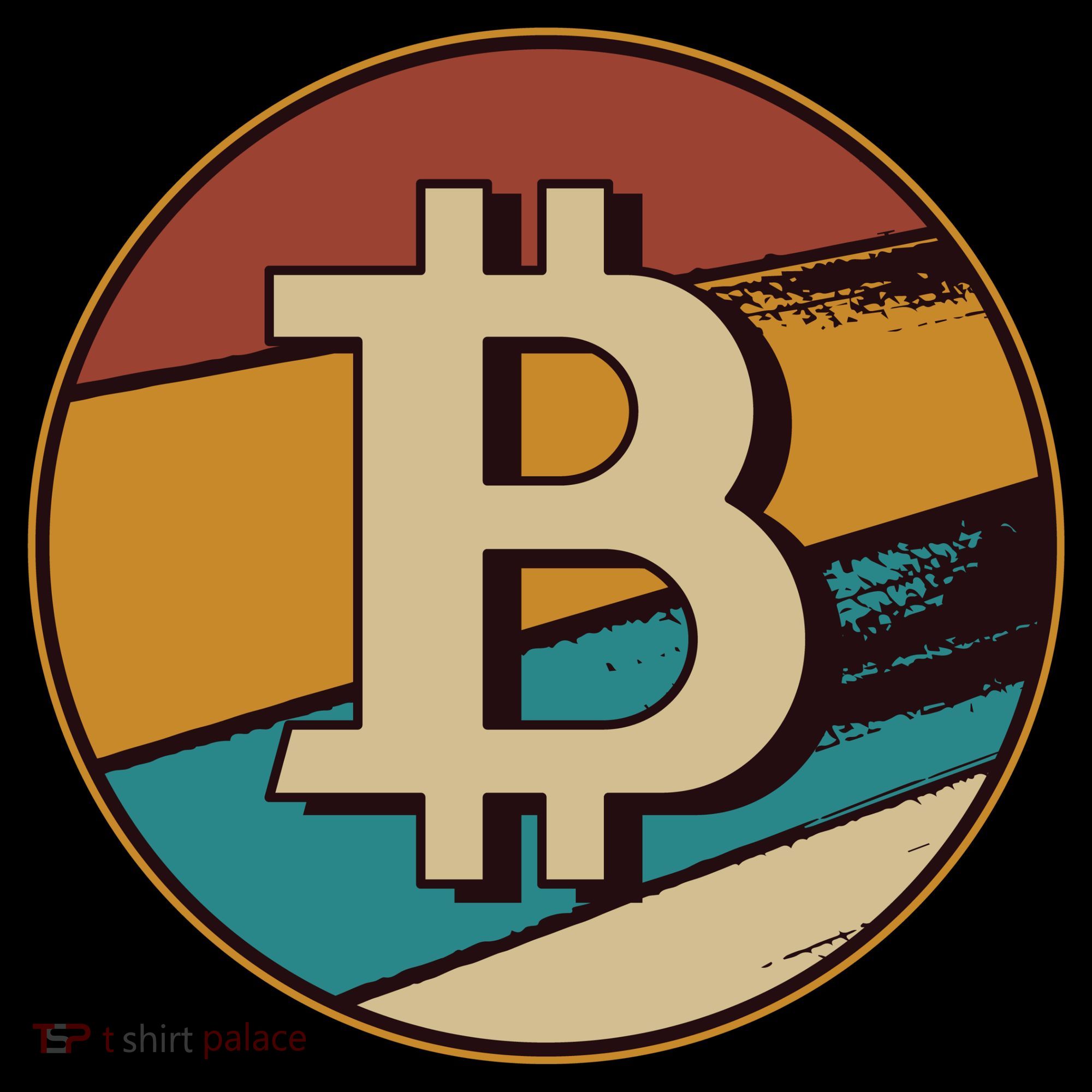 Bitcoin Retro Logo Toddler T-Shirt