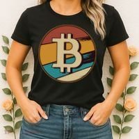 Bitcoin Retro Logo Women's T-Shirt thumb 2