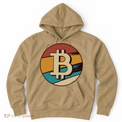 Bitcoin Retro Logo Hoodie