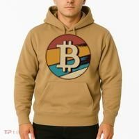 Bitcoin Retro Logo Hoodie thumb 2