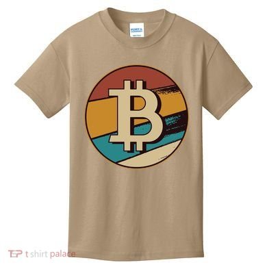 Bitcoin Retro Logo Kids T-Shirt