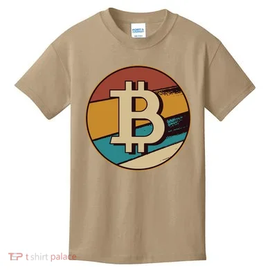 Bitcoin Retro Logo Kids T-Shirt
