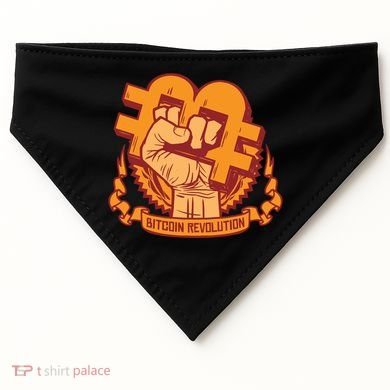 Bitcoin Revolution USA-Made Doggie Bandana