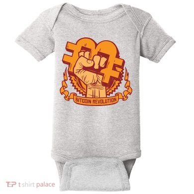 Bitcoin Revolution Baby Bodysuit