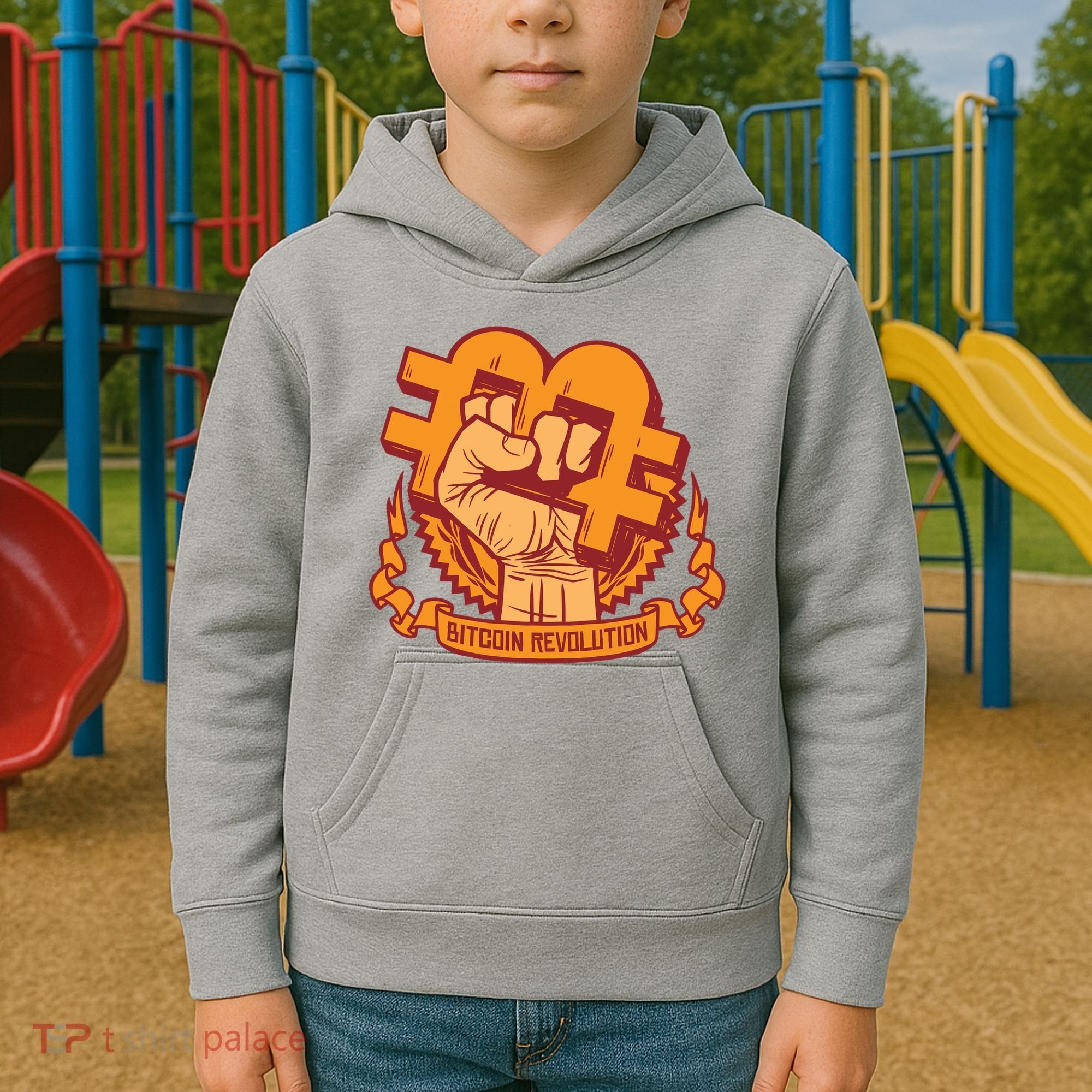 Bitcoin Revolution Kids Hoodie