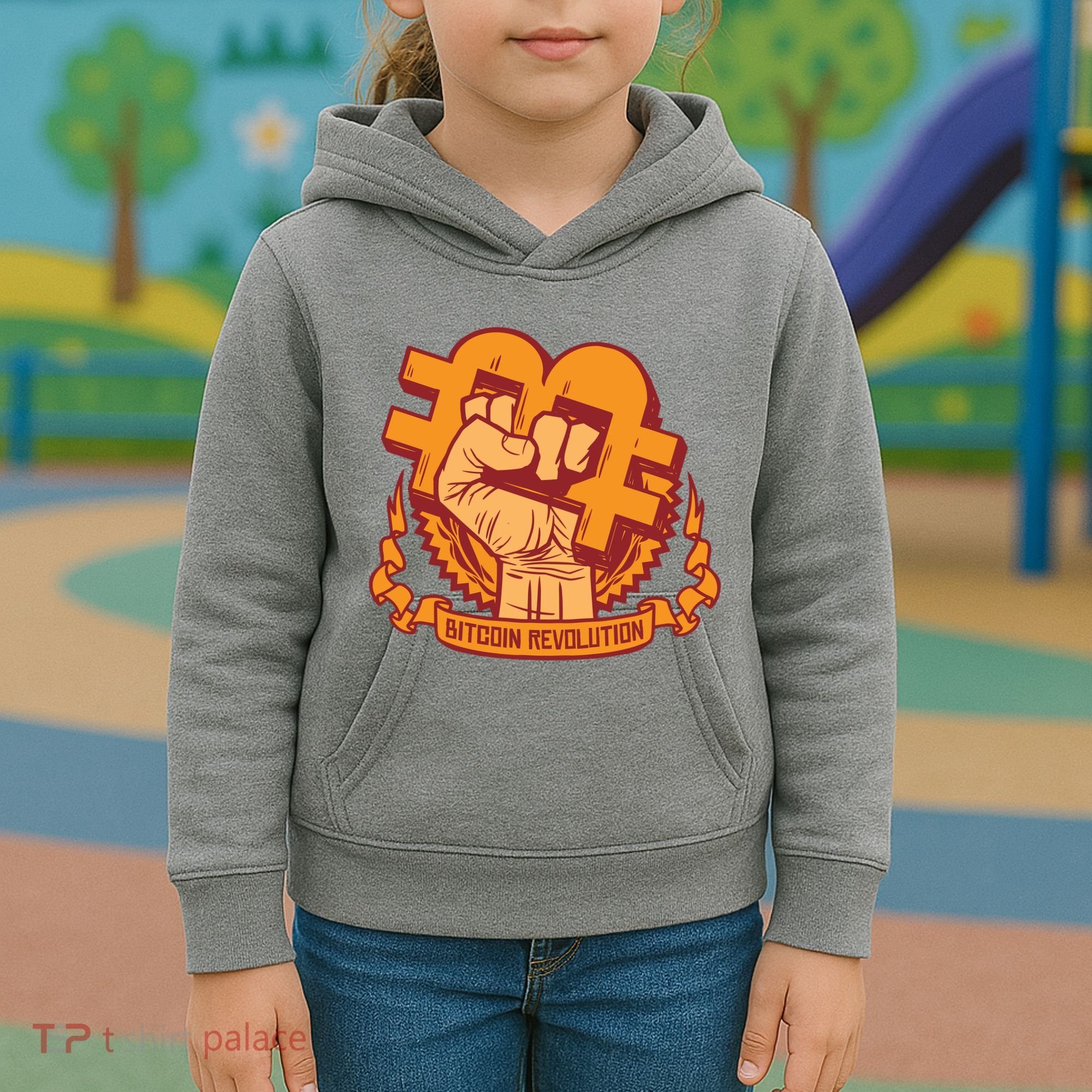 Bitcoin Revolution Kids Hoodie