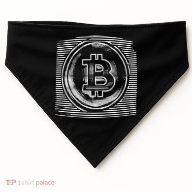 Bitcoin Static Logo USA-Made Doggie Bandana