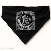 Bitcoin Static Logo USA-Made Doggie Bandana thumb 0
