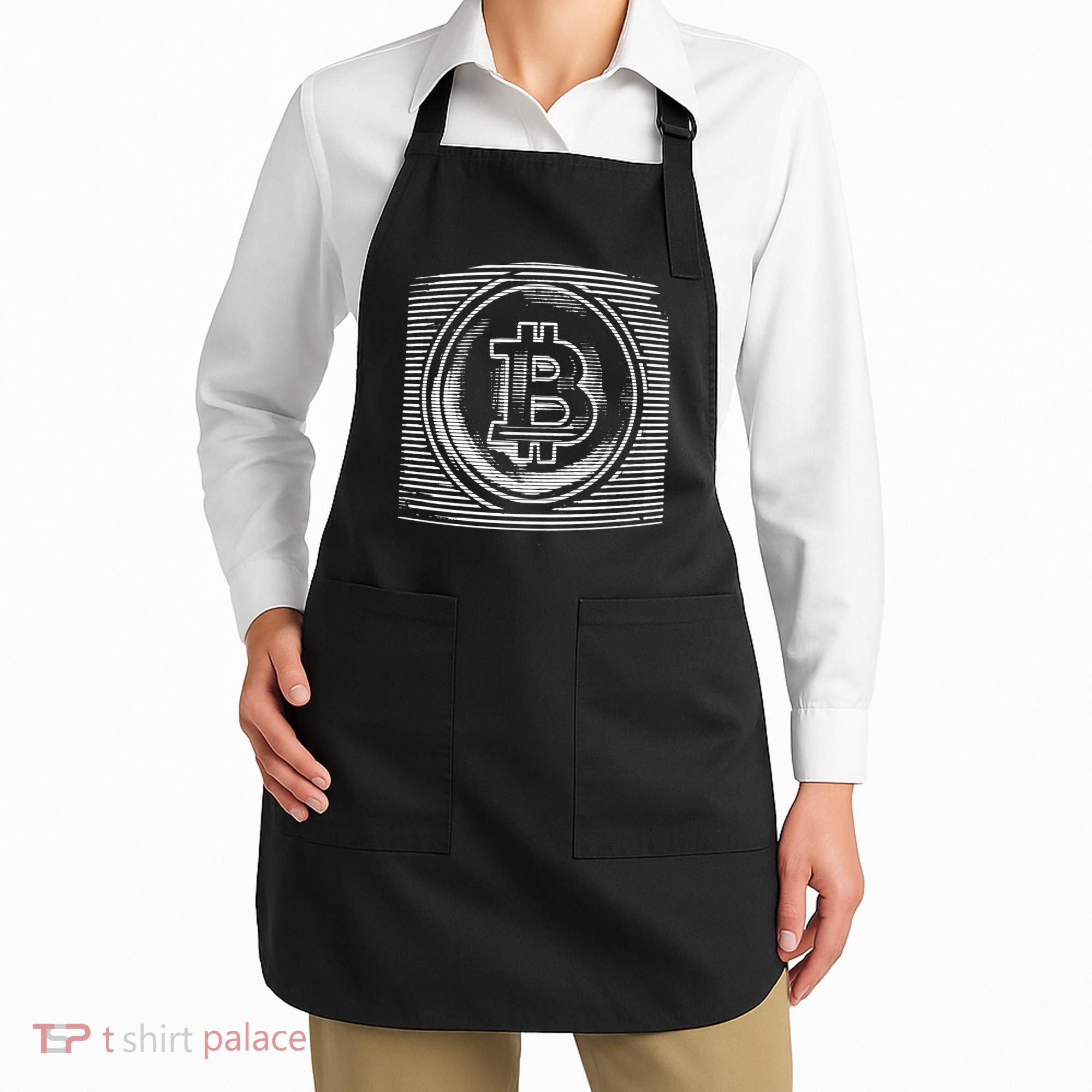 Bitcoin Static Logo Apron