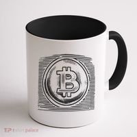 Bitcoin Static Logo Coffee Mug thumb 1