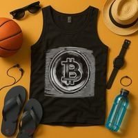 Bitcoin Static Logo Tank Top thumb 4