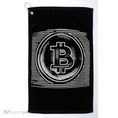 Bitcoin Static Logo Golf Towel
