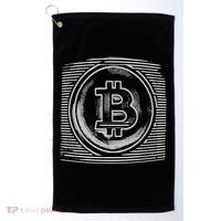 Bitcoin Static Logo Golf Towel thumb 0