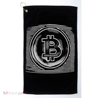 Bitcoin Static Logo Golf Towel
