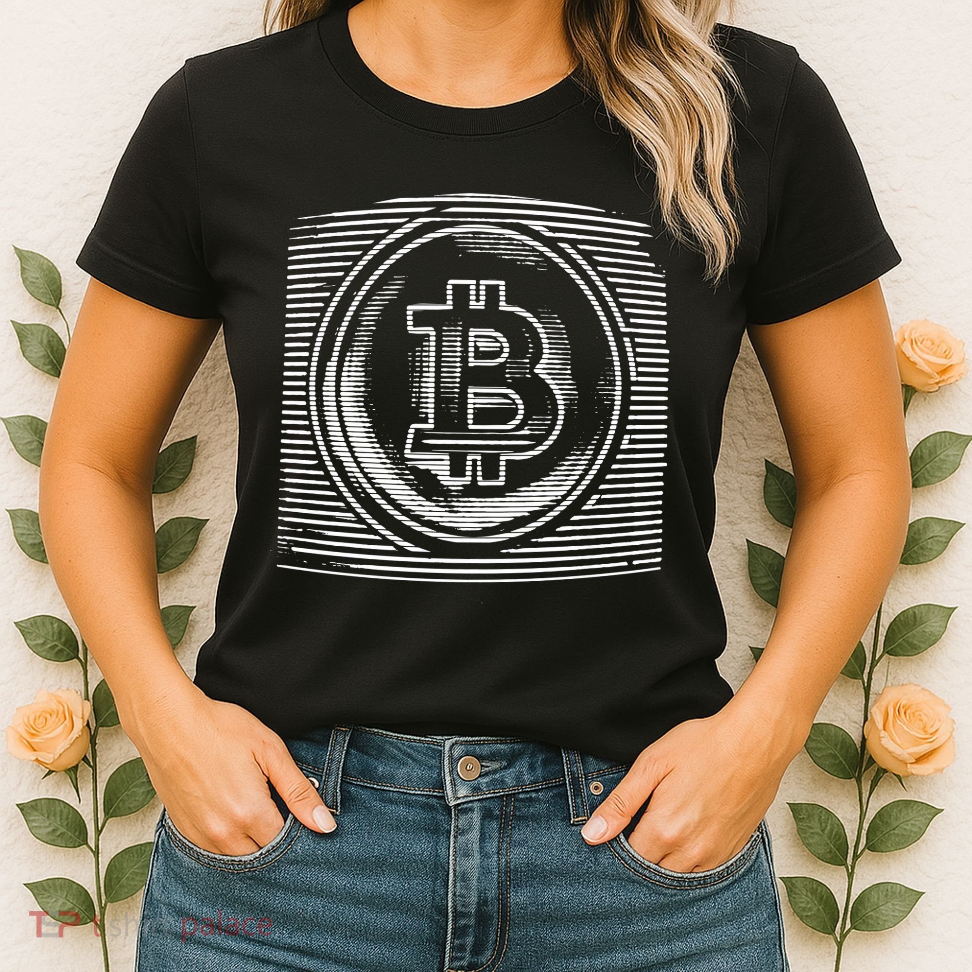 Bitcoin Static Logo Women's T-Shirt