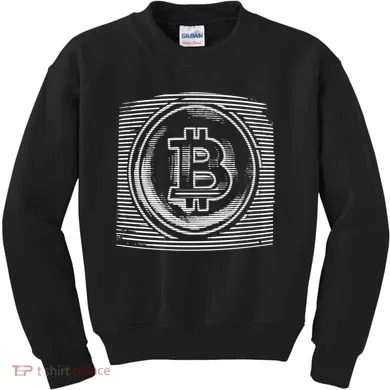 Bitcoin Static Logo Kids Sweatshirt