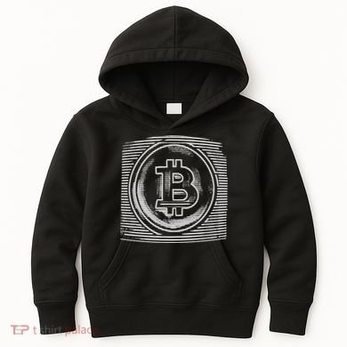 Bitcoin Static Logo Kids Hoodie