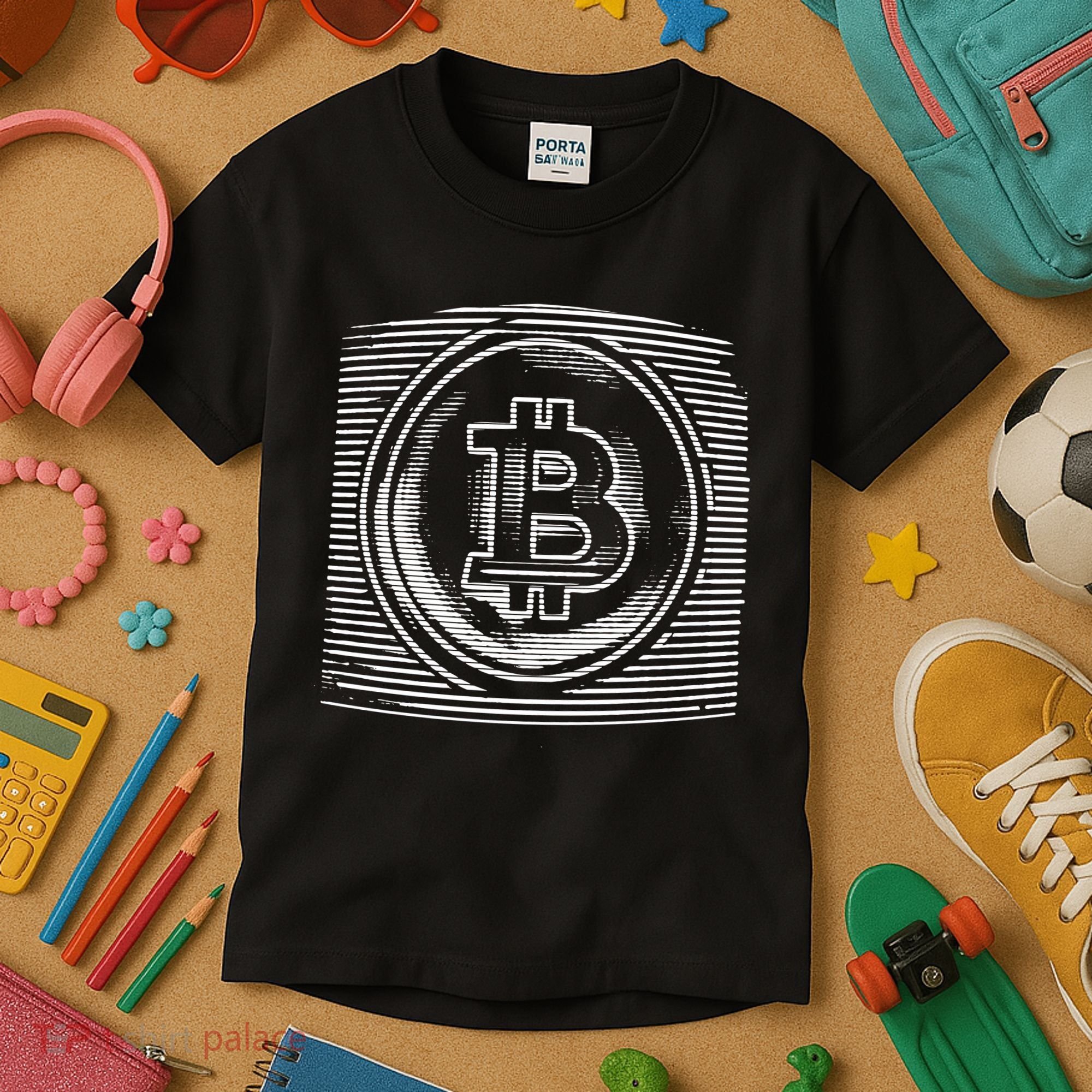 Bitcoin Static Logo Kids T-Shirt