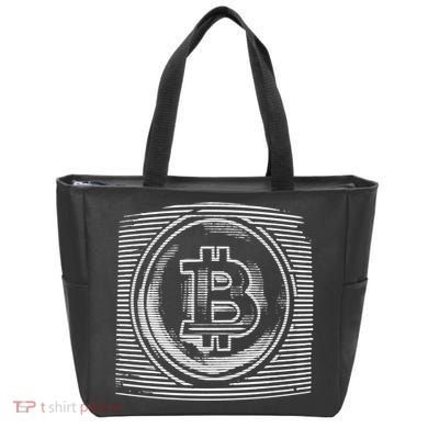 Bitcoin Static Logo Tote Bag