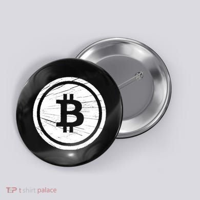 Bitcoin Symbol Button