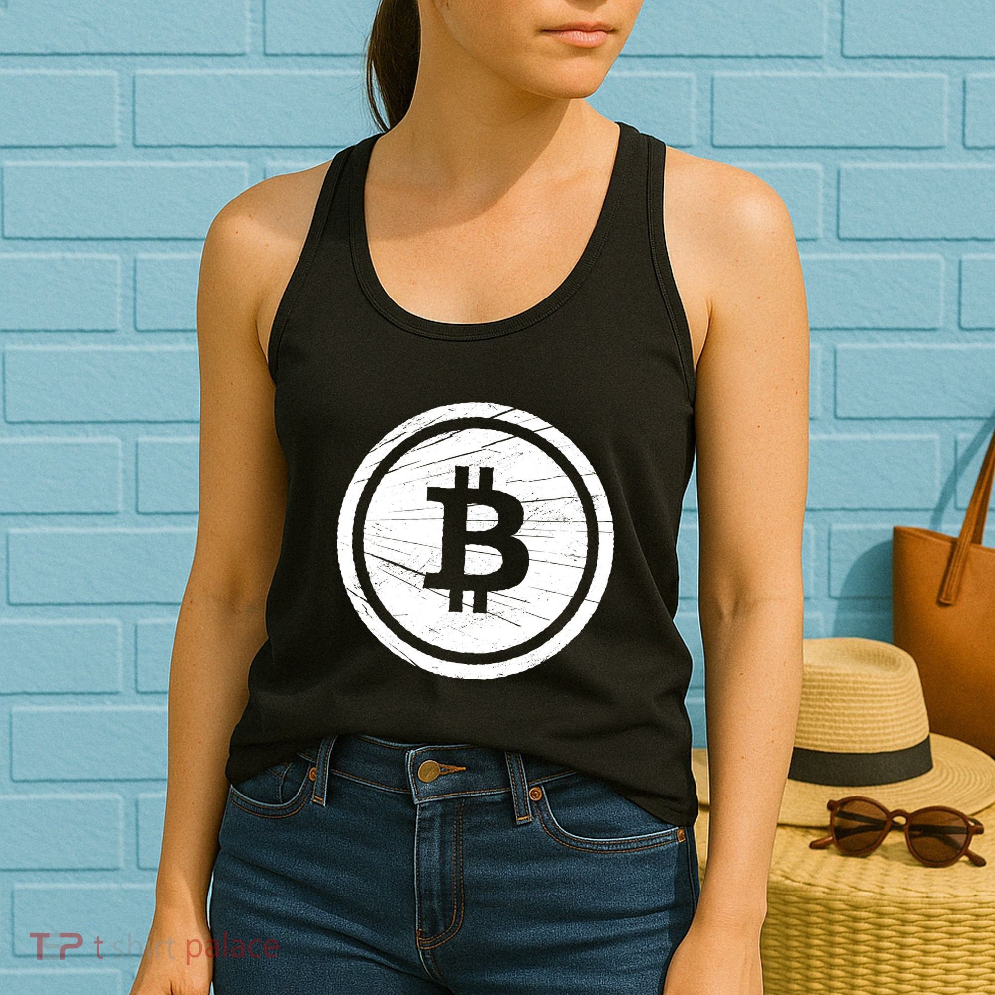 Bitcoin Symbol Women's Tank Top