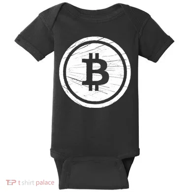Bitcoin Symbol Baby Bodysuit