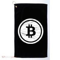 Bitcoin Symbol Golf Towel thumb 0