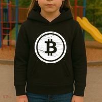 Bitcoin Symbol Kids Hoodie thumb 3