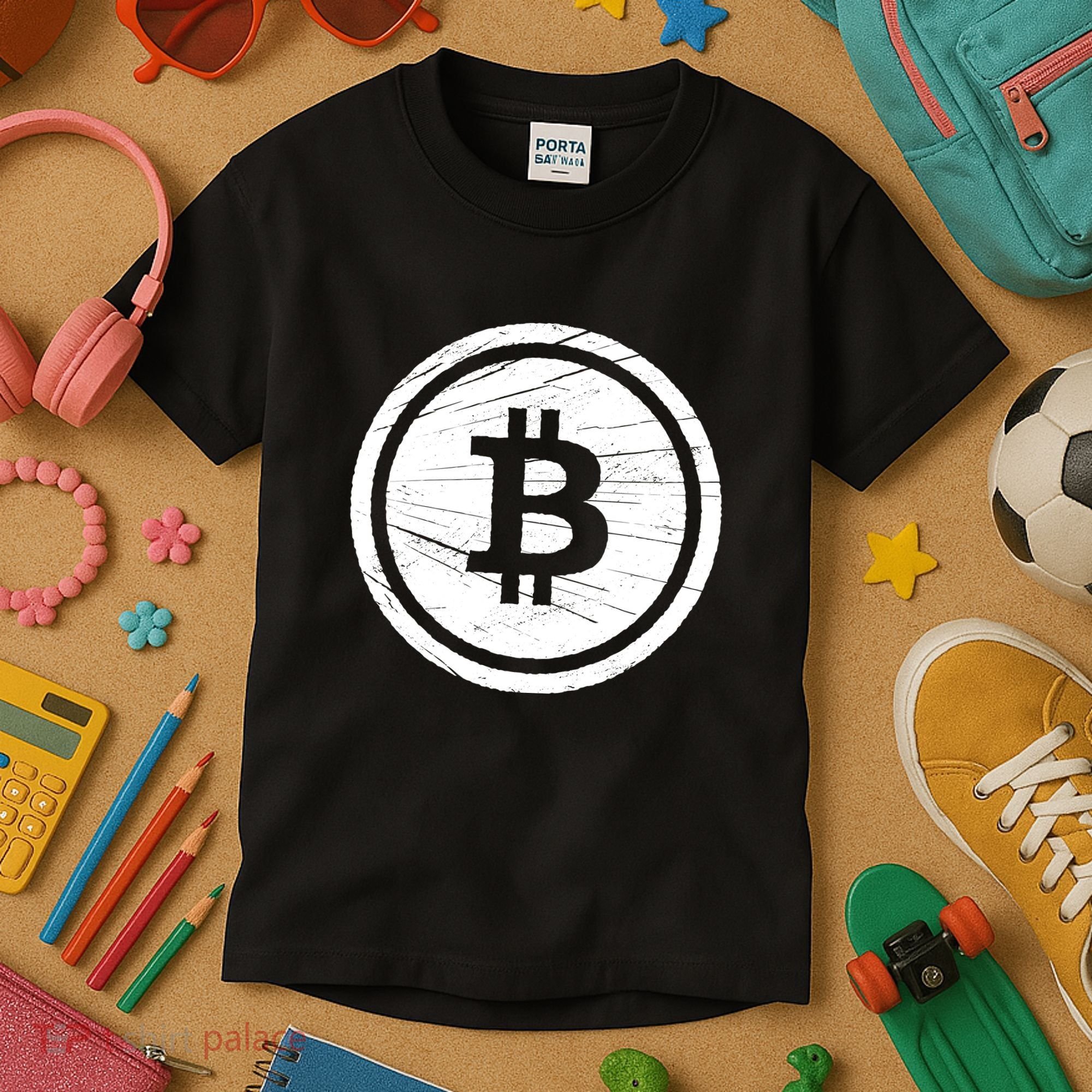 Bitcoin Symbol Kids T-Shirt